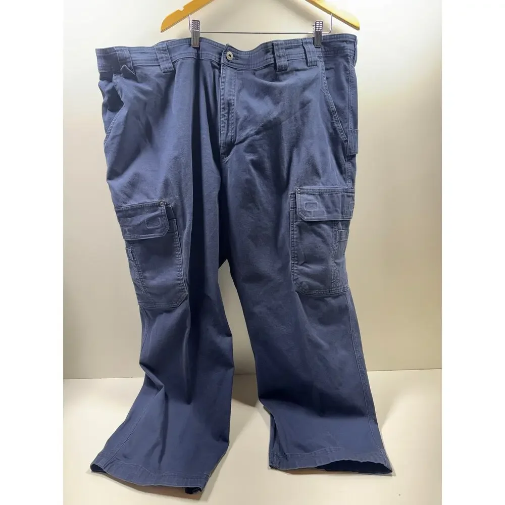 Duluth Trading Co Flex Fire Hose Pants Men’s 48X30 Blue Carpenter Utility